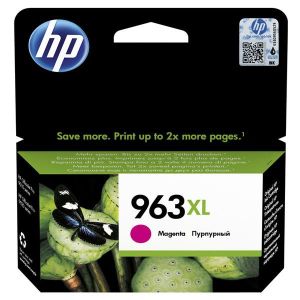 Cartridge HP 963 XL, 3JA28AE, purpurová (magenta), originál