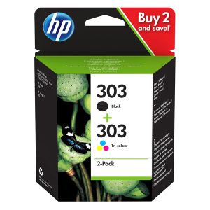 Cartridge HP 303, 3YM92AE, CMYK, 2-pack, multipack, originál