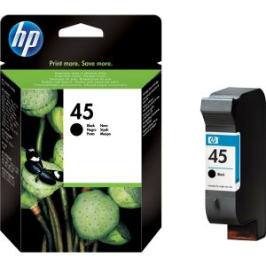 Cartridge HP 45 (51645AE), čierna (black), originál