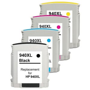 Cartridge HP 940 XL (C2N93AE), CMYK, štvorbalenie, multipack, alternatívny