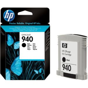 Cartridge HP 940 (C4902AE), čierna (black), originál