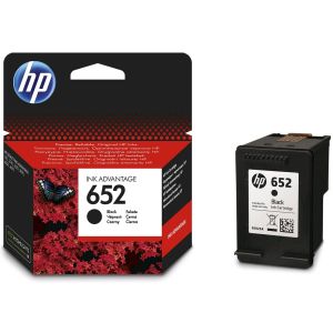 Cartridge HP 652 (F6V25AE), čierna (black), originál