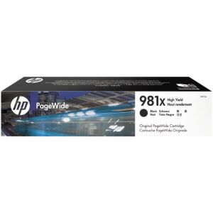 Cartridge HP 981X, L0R12A, čierna (black), originál