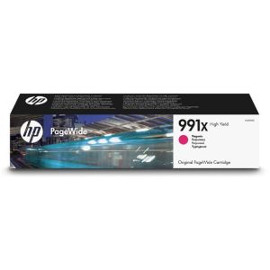 Cartridge HP 991X, M0J94AE, purpurová (magenta), originál