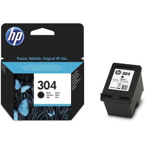 Cartridge HP 304 (N9K06AE), čierna (black), originál