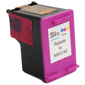 Cartridge HP 304 XL (N9K07AE), farebná (tricolor), alternatívny