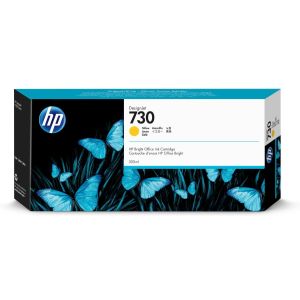 Cartridge HP 730, P2V70A, žltá (yellow), originál