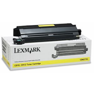 Toner Lexmark 12N0770 (C910,C912), žltá (yellow), originál