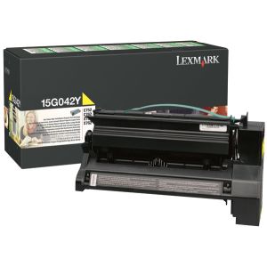 Toner Lexmark 15G042Y (C752,C762), žltá (yellow), originál