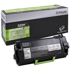 Toner Lexmark 522H, 52D2H00 (MS810, MS811, MS812), čierna (black), originál