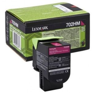 Toner Lexmark 702HM, 70C2HM0 (CS310, CS410, CS510), purpurová (magenta), originál