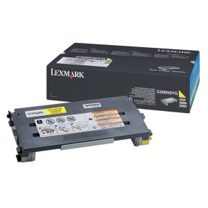 Toner Lexmark C500H2YG (C500, X500, X502), žltá (yellow), originál