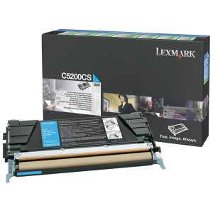 Toner Lexmark C5200CS (C530), azúrová (cyan), originál