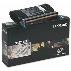 Toner Lexmark C5220KS (C522, C524, C530, C532, C534), čierna (black), originál