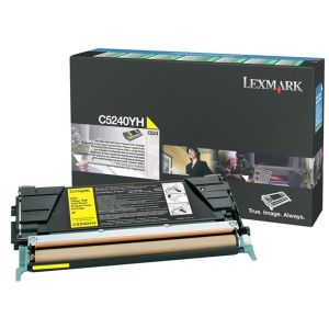 Toner Lexmark C5240YH (C532, C524, C534), žltá (yellow), originál