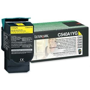 Toner Lexmark C540A1YG (C540, C543, C544, X543, X544), žltá (yellow), originál