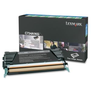 Toner Lexmark C734A1KG (C734, C736, X734, X736, X738), čierna (black), originál