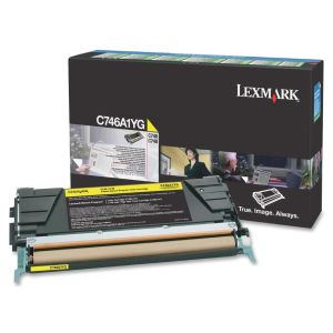 Toner Lexmark C746A1YG (C746, C748), žltá (yellow), originál