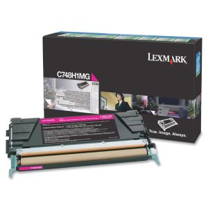 Toner Lexmark C748H1MG (C748), purpurová (magenta), originál