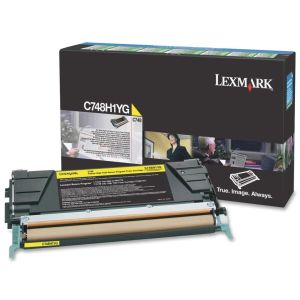 Toner Lexmark C748H1YG (C748), žltá (yellow), originál