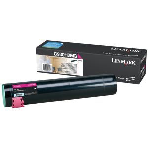 Toner Lexmark C930H2MG (C935), purpurová (magenta), originál