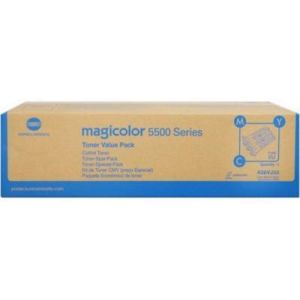 Toner Konica Minolta A06VJ52 (MagiColor 5540), CMY, trojbalenie, multipack, originál