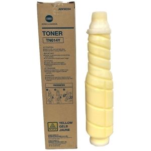 Toner Konica Minolta TN614Y, A0VW254, žltá (yellow), originál