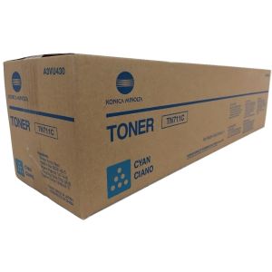 Toner Konica Minolta TN711C, A3VU450, azúrová (cyan), originál