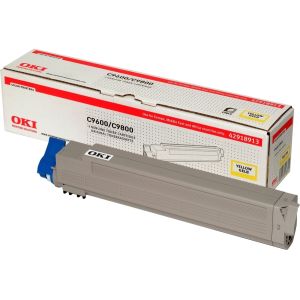 Toner OKI 42918913 (C9600, C9650, C9750, C9800, C9850), žltá (yellow), originál