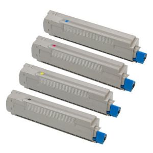 Toner OKI 43698501 (C8600, C8800), CMYK, štvorbalenie, multipack, alternatívny