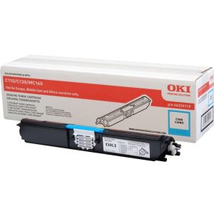 Toner OKI 44250719 (C110, C130, MC160), azúrová (cyan), originál