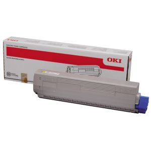 Toner OKI 44844505 (C831, C841), žltá (yellow), originál