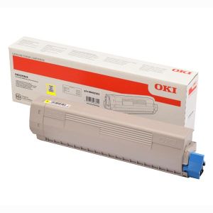 Toner OKI 46443101, C833, C843, žltá (yellow), originál