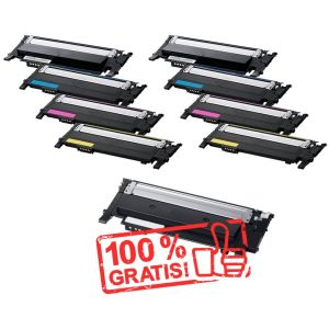 Toner 2 x Samsung CLT-P404C + CLT-K404S ZADARMO, multipack, alternatívny