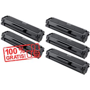 Toner 4 x Samsung MLT-D111L + MLT-D111L ZADARMO, čierna (black), alternatívny