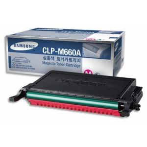 Toner Samsung CLP-M660A, purpurová (magenta), originál