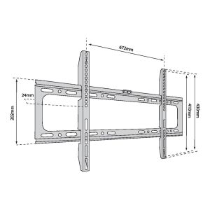 TB TV wall mount TB-750 až 65", 40kg max VESA 600x400 TB-750