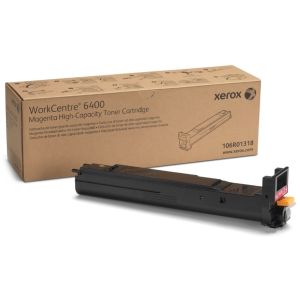 Toner Xerox 106R01318 (6400), purpurová (magenta), originál