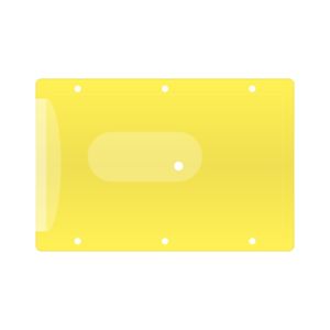 Obal na kreditnú kartu - žltá