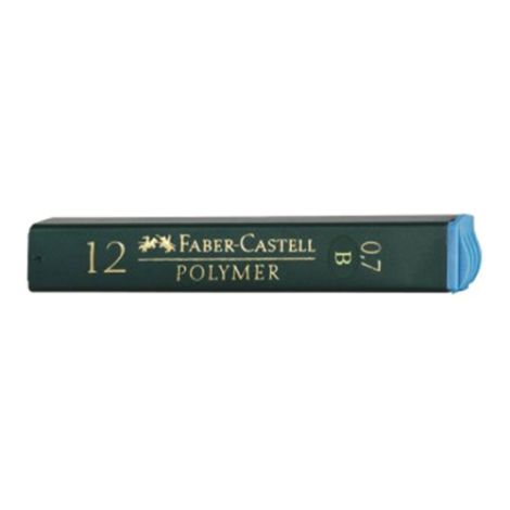 Grafitové tuhy FABER-CASTELL B / 0,7 mm, 12 ks