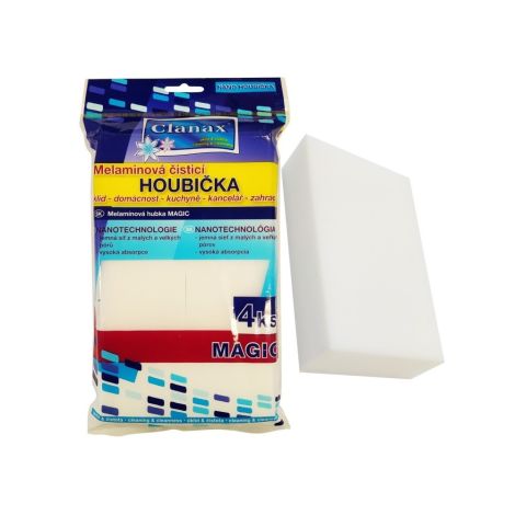 Melamínová hubka Nano 100x60x26 mm (4 ks)