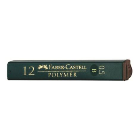 Grafitové tuhy FABER-CASTELL 2H / 0,5 mm, 12 ks