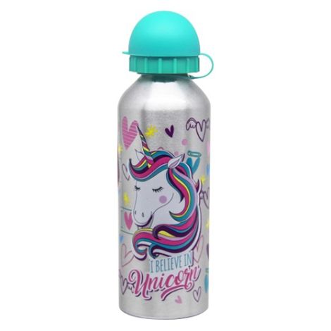 Fľaša hliníková Alu Flowy 500 ml, Unicorn