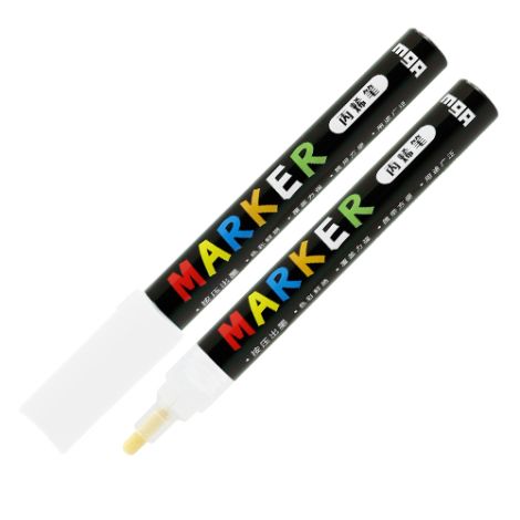 Popisovač M&G Acrylic Marker 2 mm akrylový, biely S100