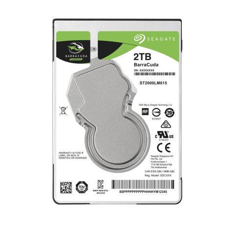 Seagate BarraCuda/2TB/HDD/2.5"/SATA/5400 RPM/2R ST2000LM015