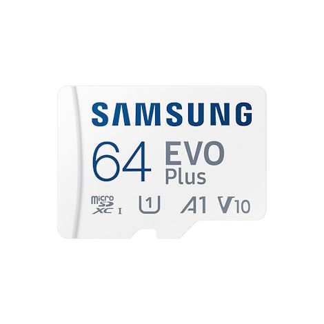 Samsung EVO Plus/micro SDXC/64GB/UHS-I U1/Class 10/+ Adaptér MB-MC64KA/EU