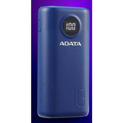 ADATA P10000QCD Power Bank 10000mAh modrá AP10000QCD-DGT-CDB