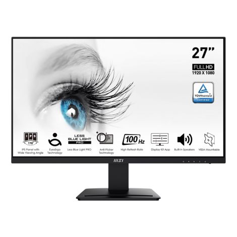 MSI Pro/MP273A/27"/IPS/FHD/100Hz/1ms/Black/2R PRO MP273A