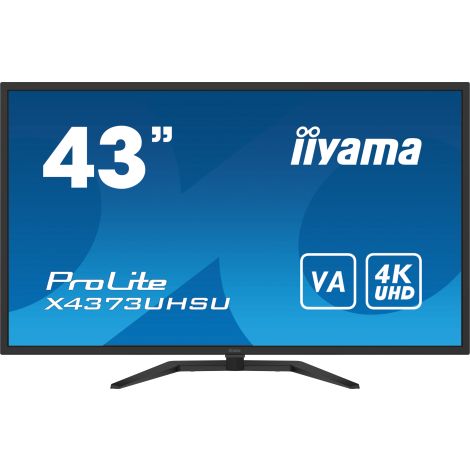 iiyama ProLite/X4373UHSU-B1/42,5"/VA/4K UHD/60Hz/3ms/Black/3R X4373UHSU-B1