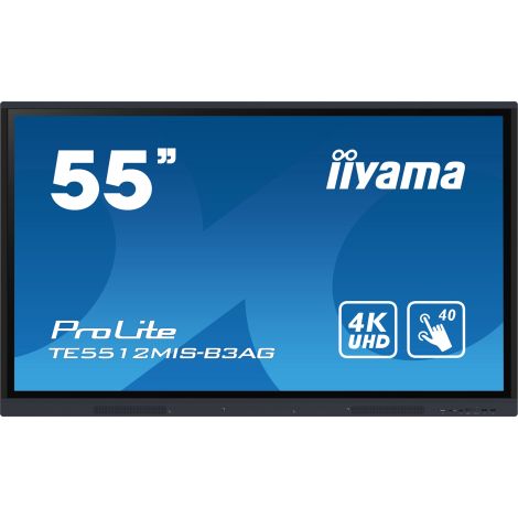 55" iiyama TE5512MIS-B3AG: IPS, 4K, 40P, HDMI, VGA TE5512MIS-B3AG